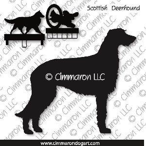 sdeer001ls - Scottish Deerhound MACH Bars-Rosette Bars