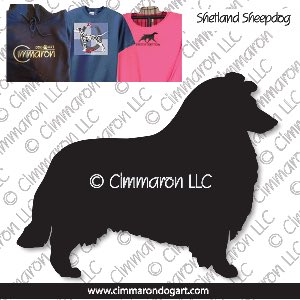 sheltie001t - Shetland Sheepdog Custom Shirts
