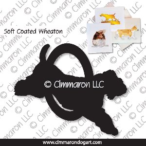 sc-wheaten004n - Soft Coated Wheaten Terrier Agility Note Cards