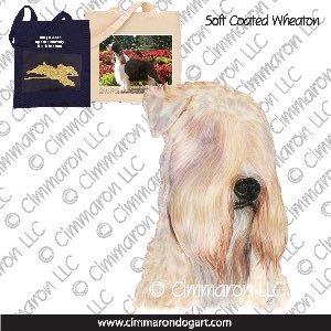 sc-wheaten006tote - Soft Coated Wheaten Terrier Portrait Tote Bag