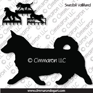 sw-vall006h - Swedish Vallhund Gaiting Leash Rack