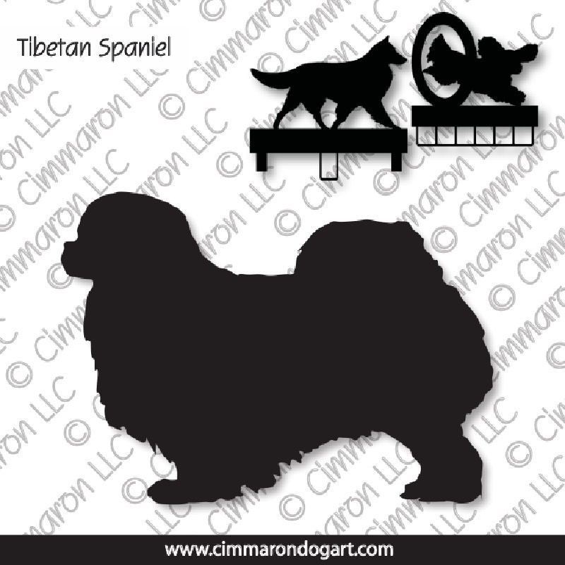 tib-sp001ls - Tibetan Spaniel MACH Bars-Rosette Bars