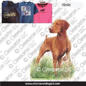 vizsla011t - Vizsla Field Color Pointing Shirts