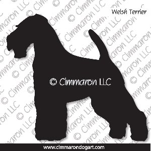 welsh-ter001d - Welsh Terrier Decal