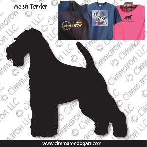 welsh-ter001t - Welsh Terrier Custom Shirts
