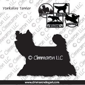 yorkie002s - Yorkshire Terrier Gaiting House and Welcome Signs