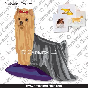 yorkie006n - Yorkshire Terrier Puppy Note Cards