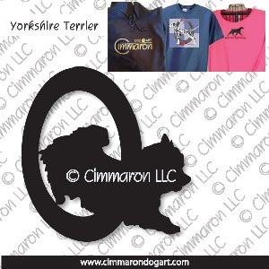 yorkie003t - Yorkshire Terrier Agility Custom Shirts