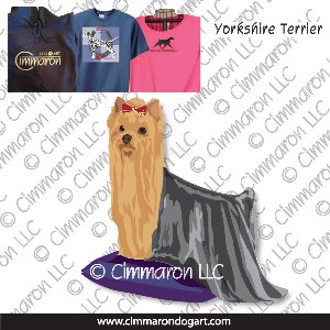 yorkie006t - Yorkshire Terrier Puppy, Color Custom Shirts