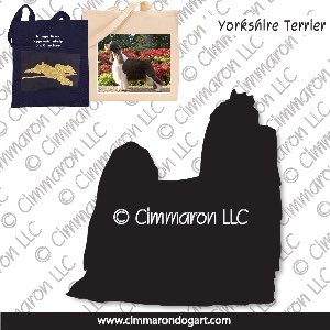 yorkie001tote - Yorkshire Terrier Tote Bag