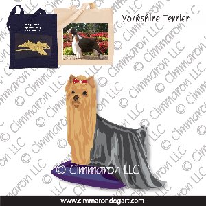 yorkie006tote - Yorkshire Terrier Puppy Tote Bag